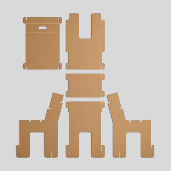 taray cardboard chair elements