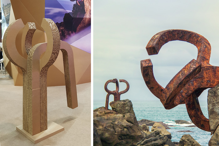 Peigne du vent, réalité et reproduction