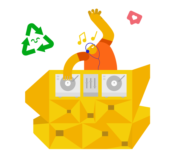 Pose facile, résistante et 100% recyclable.