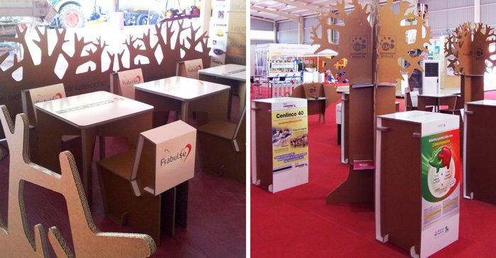 Interior del stand de Frabelse en Sepor