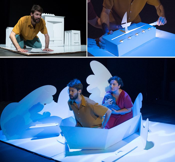 Montaje diseño pop up Aye