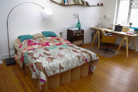 cama de carton auxiliar plegable ecologica cartonlab 4