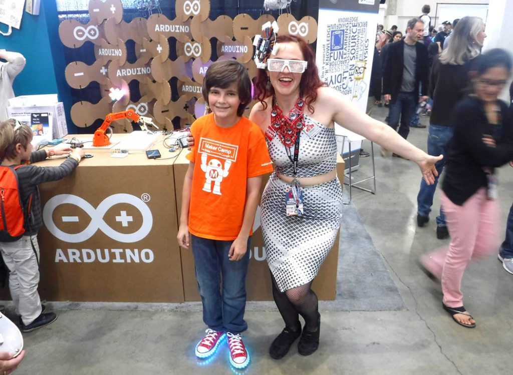 arduino maker faire stand carton celosia cartonlab san francisco tenaya hurst