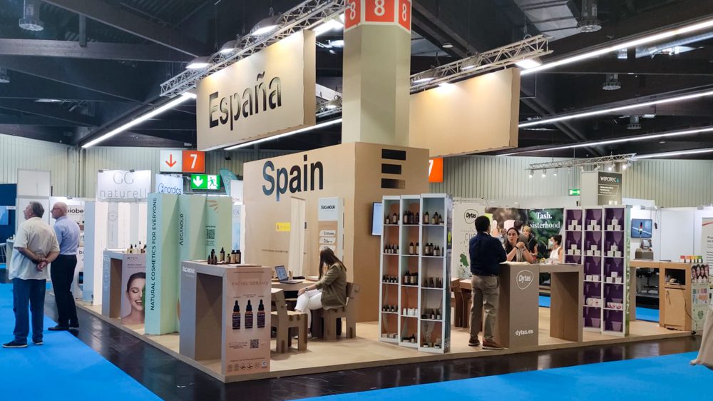 Stand para ICEX en Vivaness durante la feria