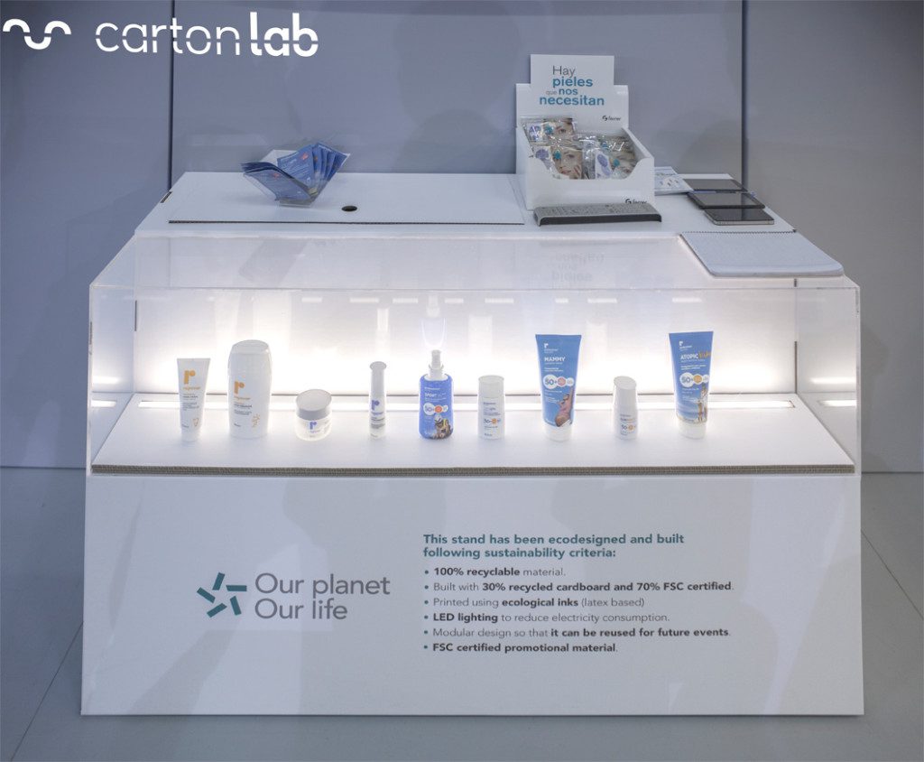 mueble-ecologico-carton-expositor-cosmofarma-cartonlab-ferrer