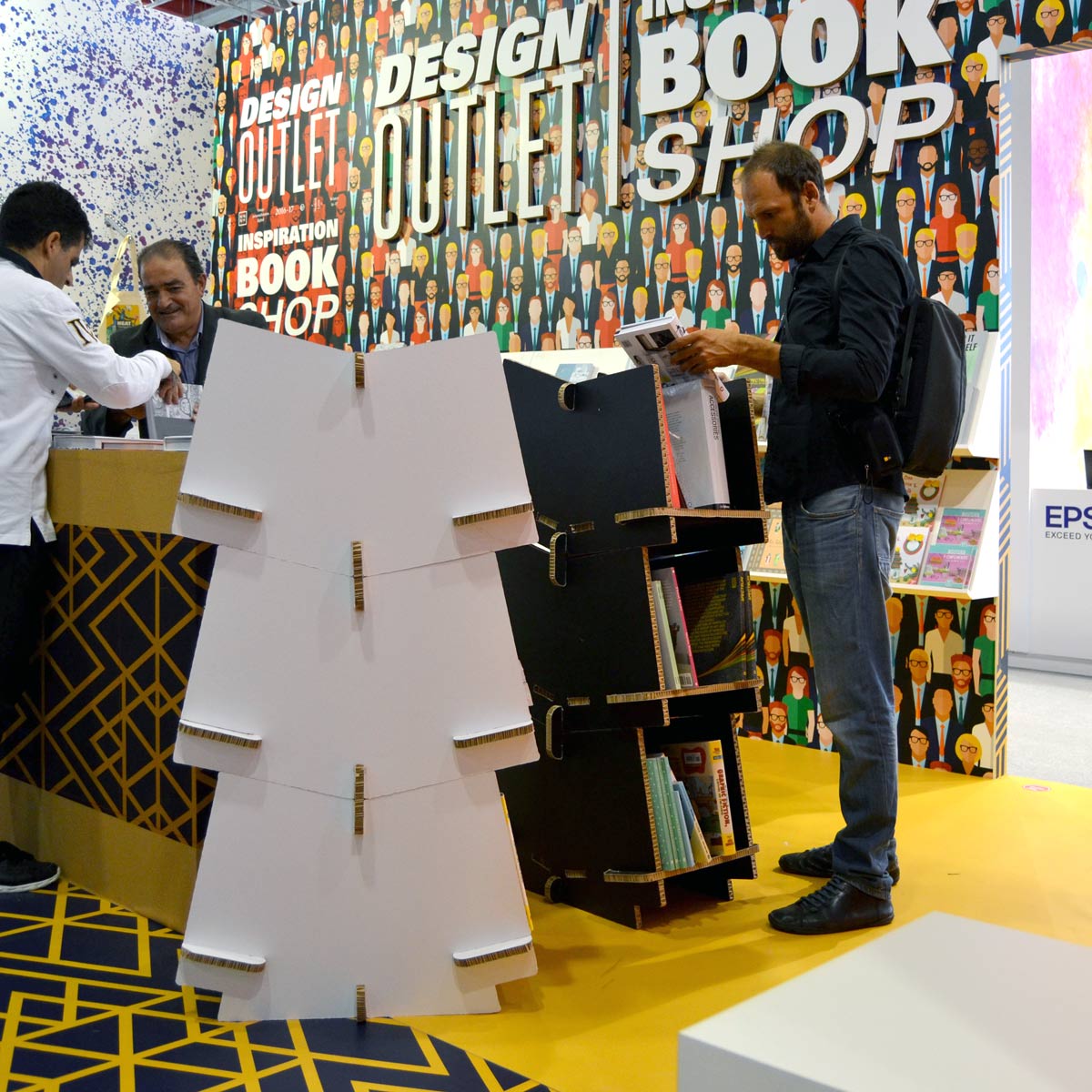 Estantería modular de cartón en C!Print