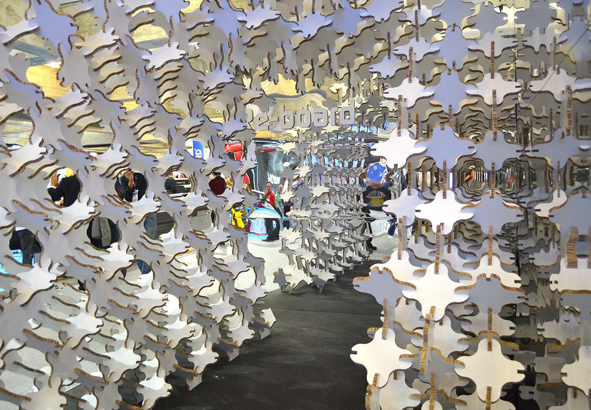 Diseño de stands en Re-board para Northern Design