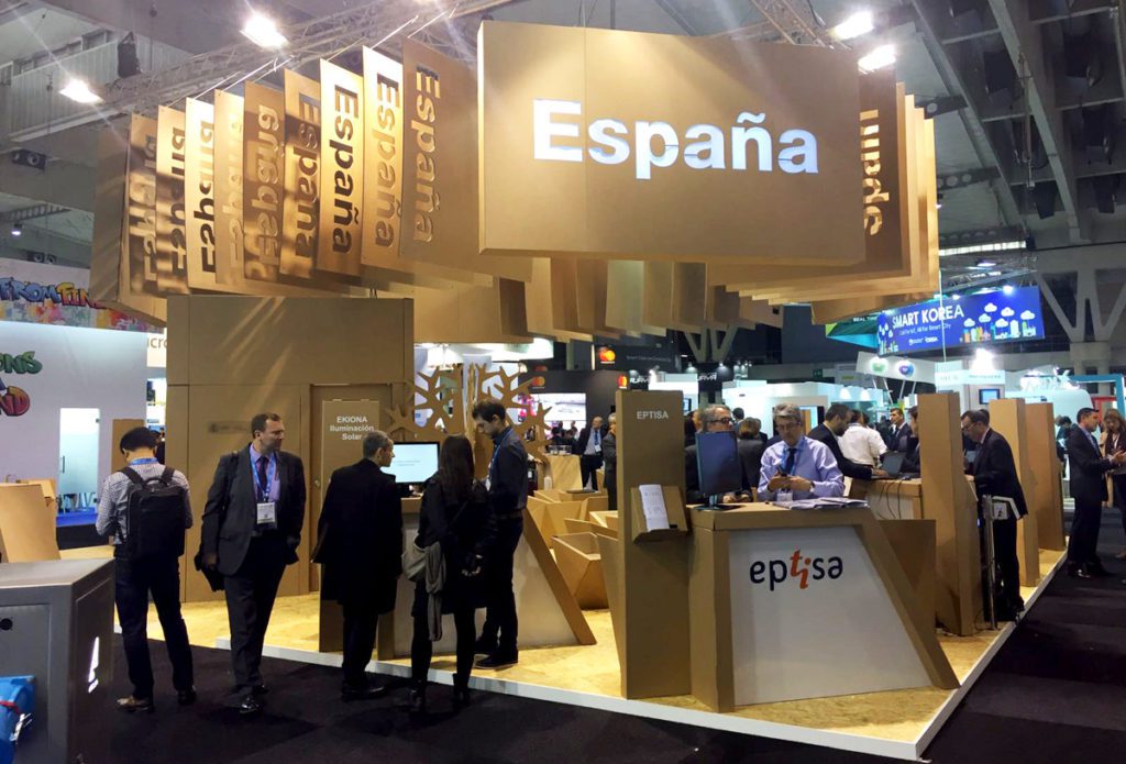 Stands para ICEX en ferias internacionales. Smart Cities 16