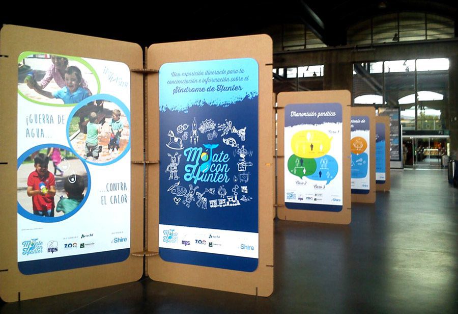 organizacion de eventos sostenibles paneles expositivos modulares hunter carton cartonlab