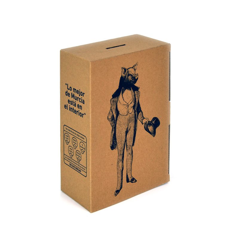 Packaging reutilizable para hucha