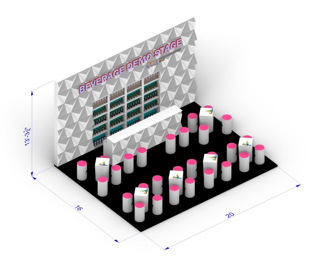 Render para Americas Food & Beverage Show en Miami