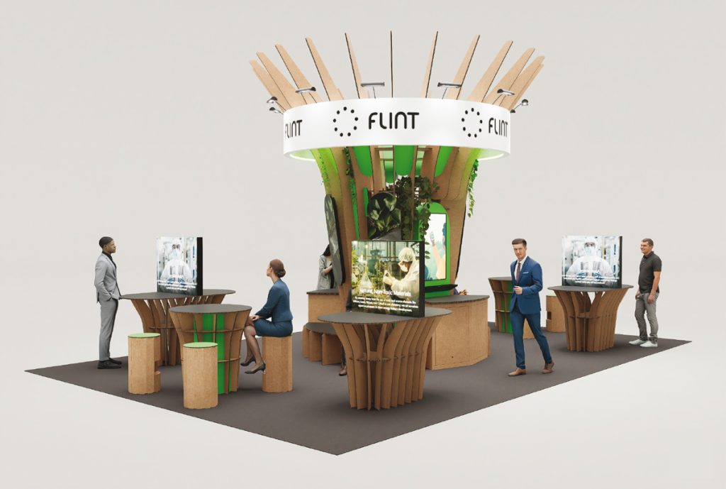 Render para stand de Flint en USA