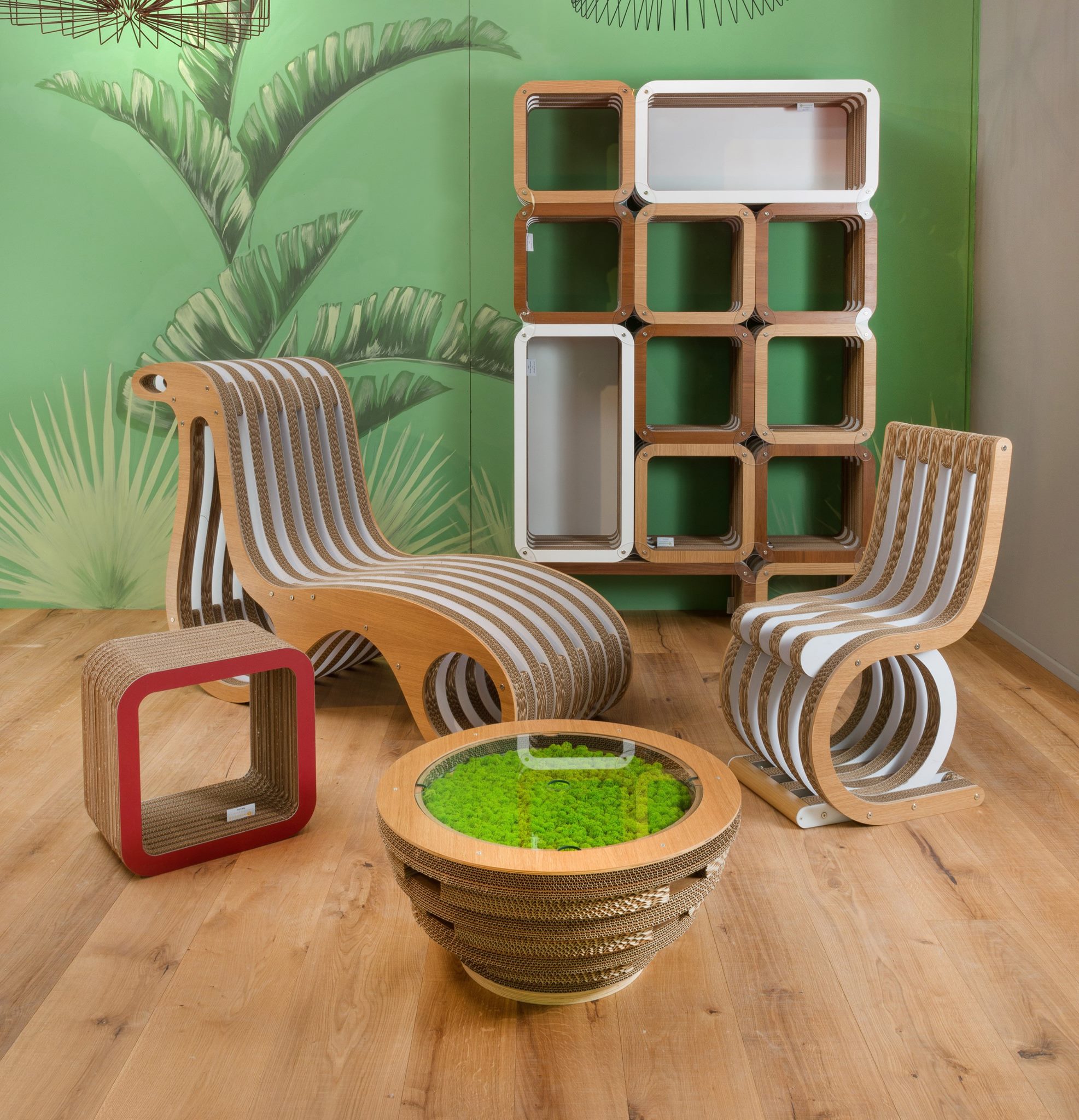 lessmore cartoni Diseño con cartón en Italia