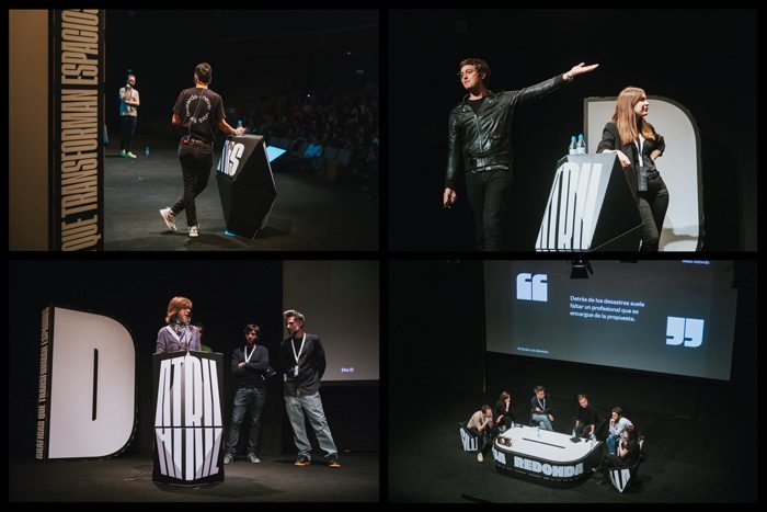 Diversos momentos del evento con nuestras colaboraciones presentes