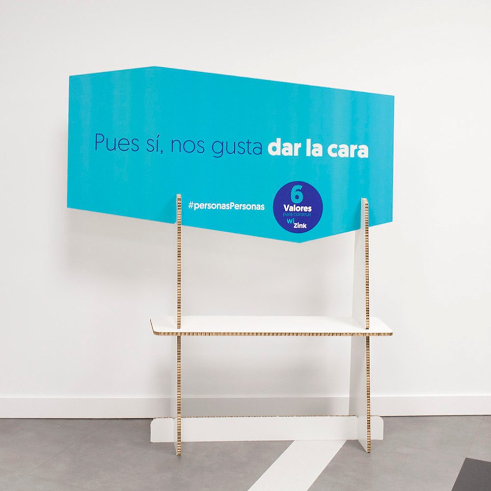 panel cartel carton impreso wizink 01 decoración eventos corporativos panel cartel carton impreso wizink 01 decoración eventos corporativos