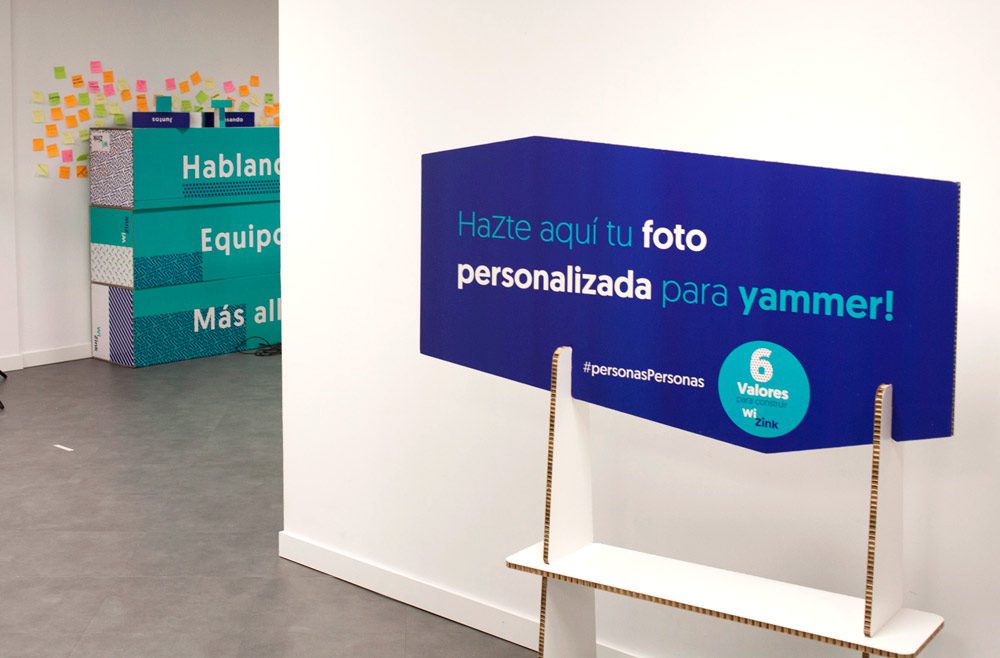 peana cartel carton impresa wizink peana cartel carton impresa wizink