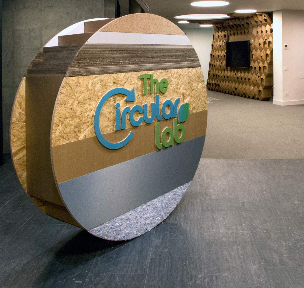 the circular lab ecoembes logroño corporeo entrada materiales reciclados