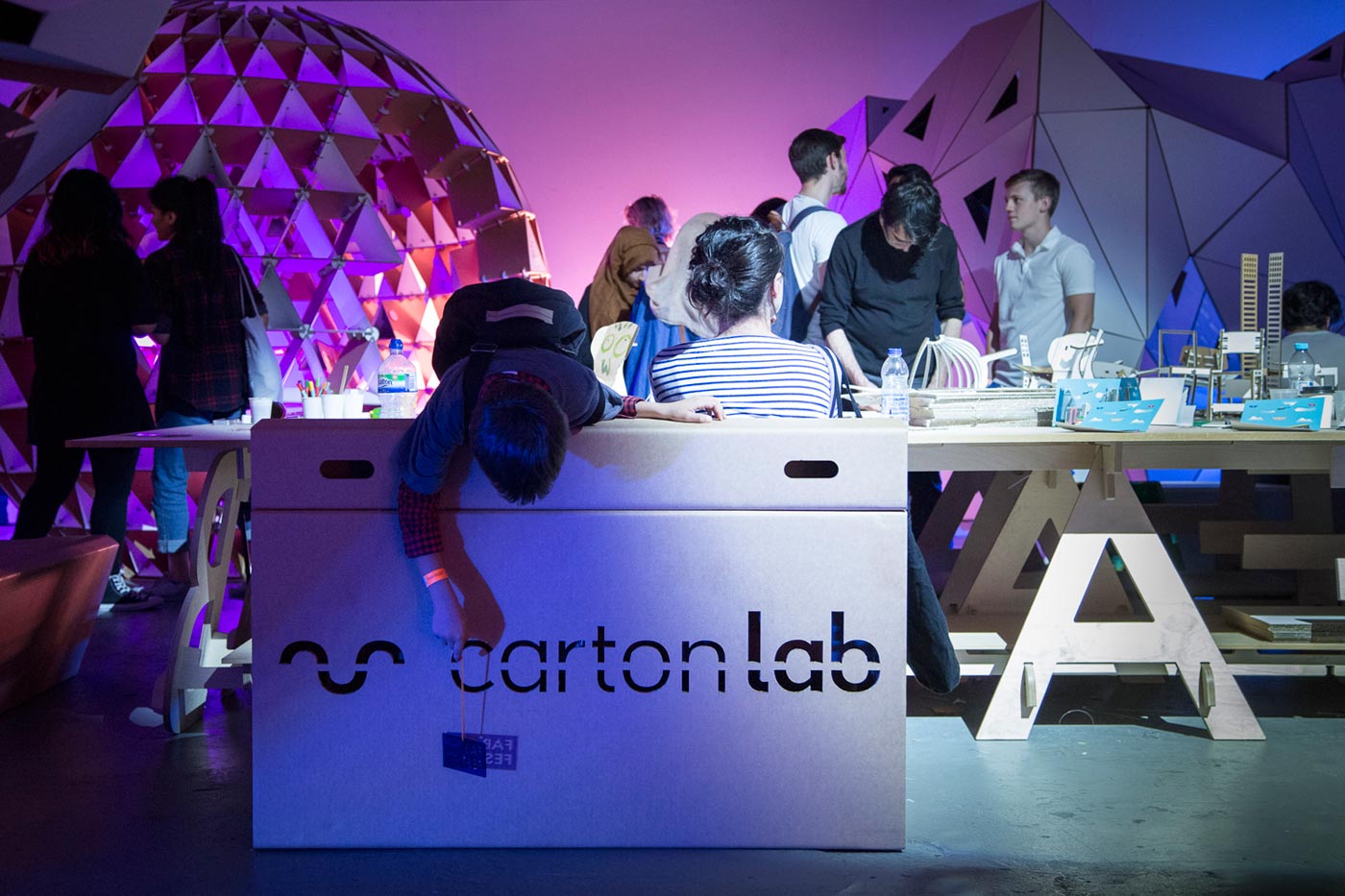 sillon de carton cartonlab fabfest