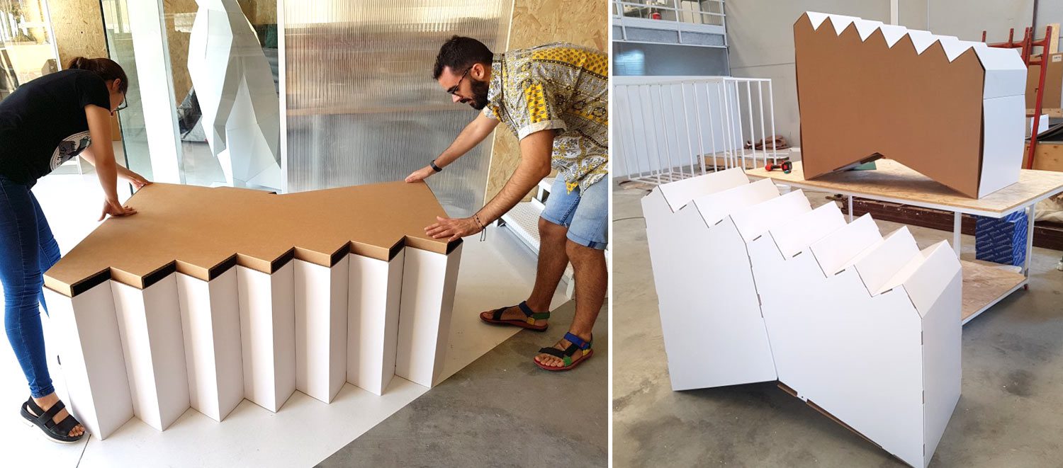 secuencia montaje expositor producto