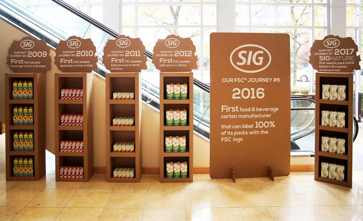 stand expositores carton sponsor