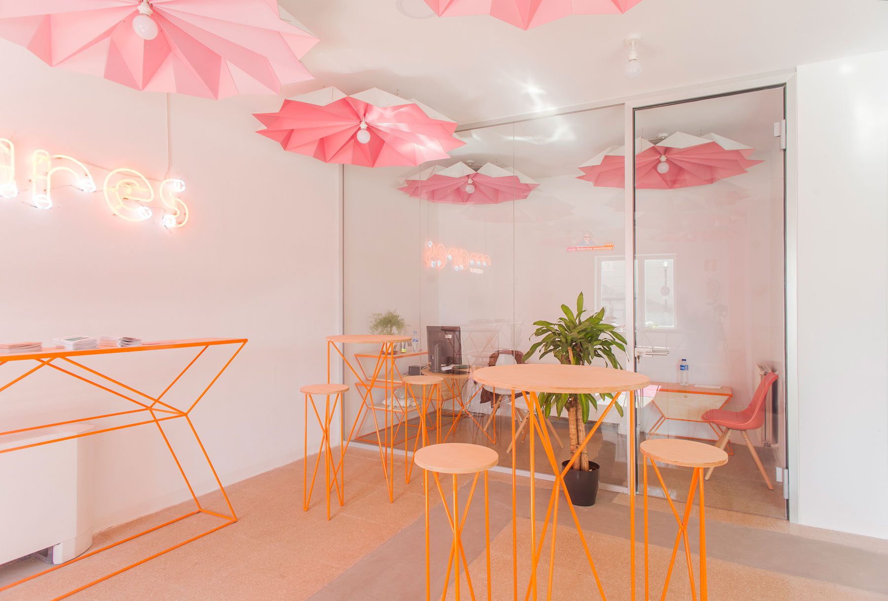 lámparas de techo de cartón gran formato