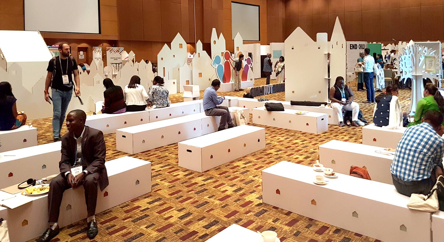 diseno eventos internacionales carton