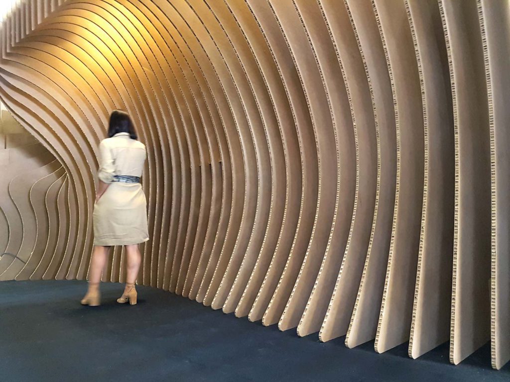 cartón nido de abeja diseno parametrico