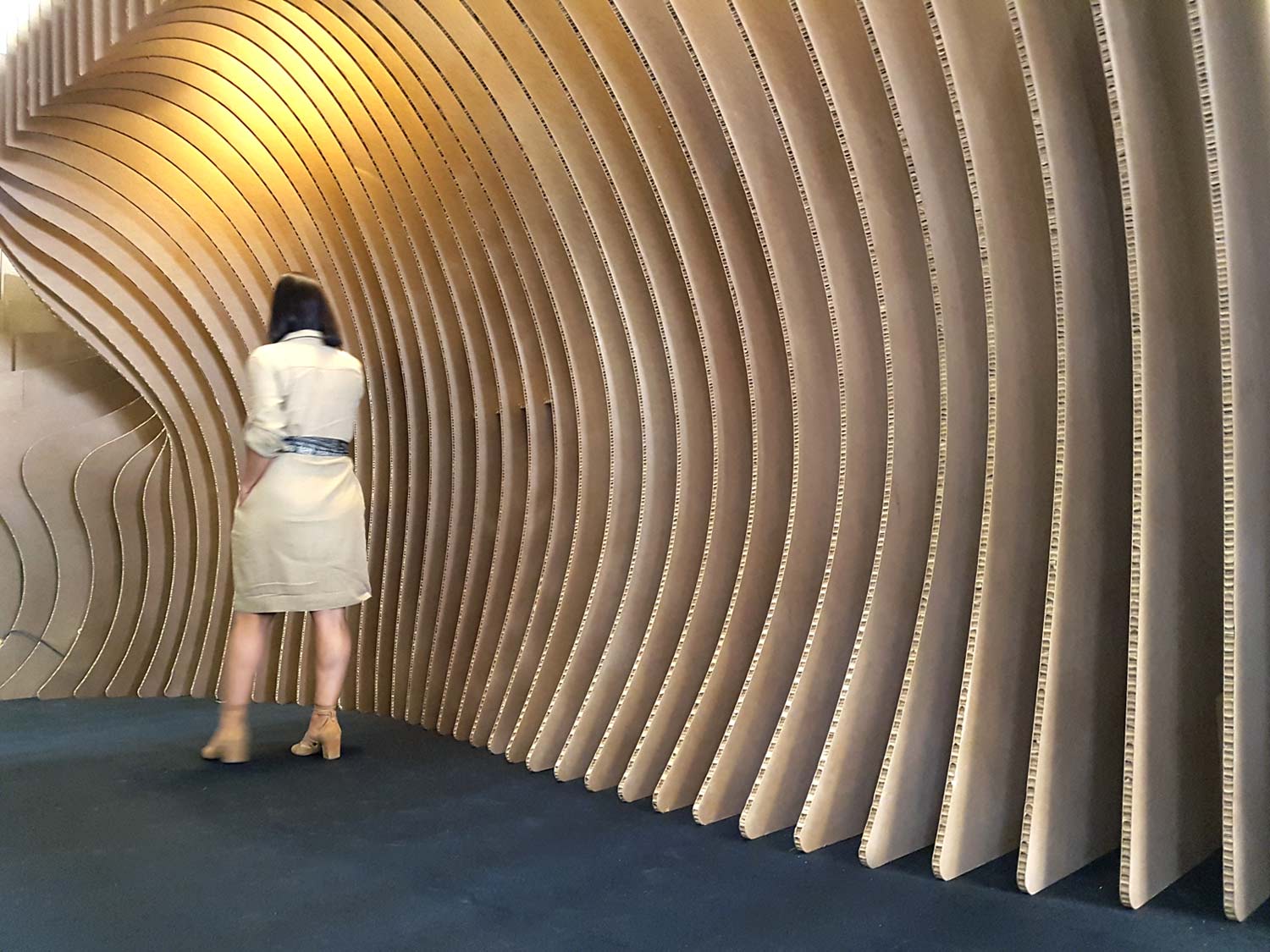 cartón nido de abeja diseno parametrico