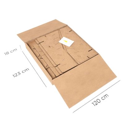 Embalaje árbol navidad gigante de cartón