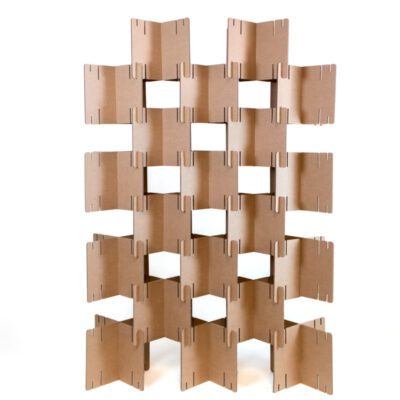 biombo cartón modular piezas