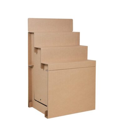 expositor mostrador escalonado