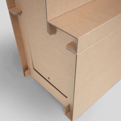 KLETT Caballete - Acabado kraft - Vista detalle