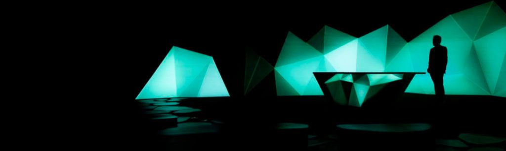 Decorado para TV a contraluz