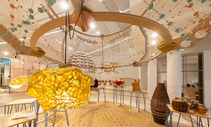 Lámpara hilos en Pensar Coas Mans