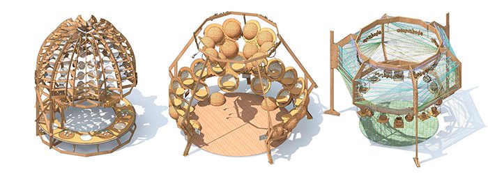 Tira de dibujos de Izaskun Chinchilla de tres de las lámparas