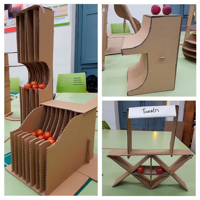Prototipos de stand presentados por alumnos de la Semana del Diseño de Almería