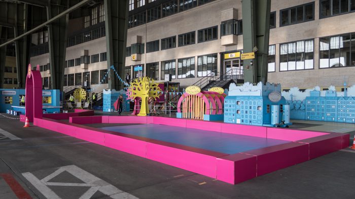 Vista general de diseño de eventos sostenibles para Formula E