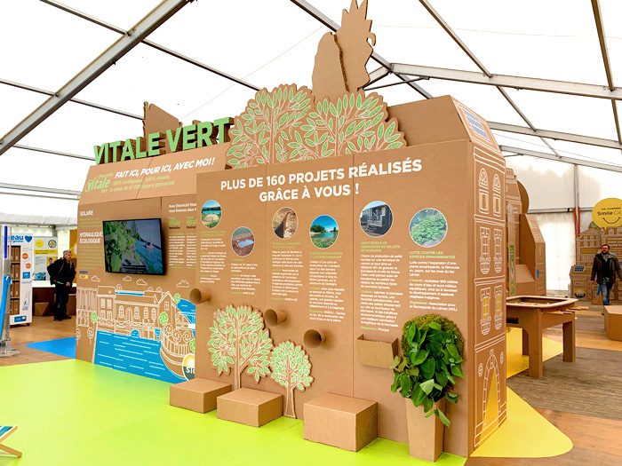 Espacio de fauna y flora en diseño para exposiciones internacionales