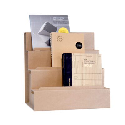 expositor mini escalonado libros