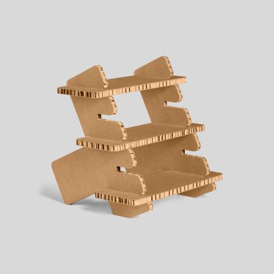 Expositor Hunter sobremesa - Acabado kraft - Vista 45