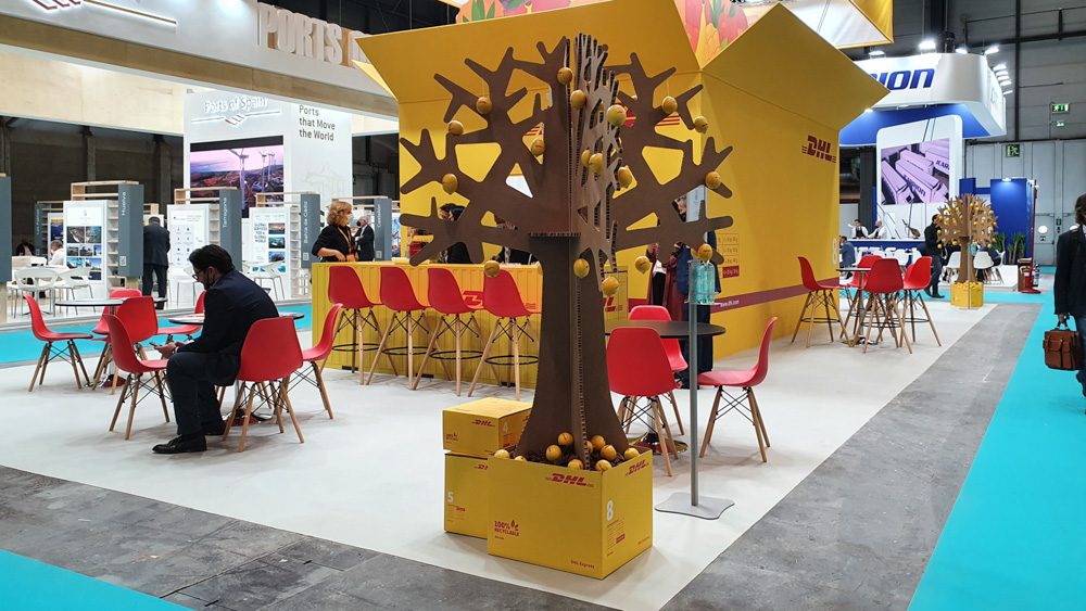 Árbol para stand DHL Fruit Attraction