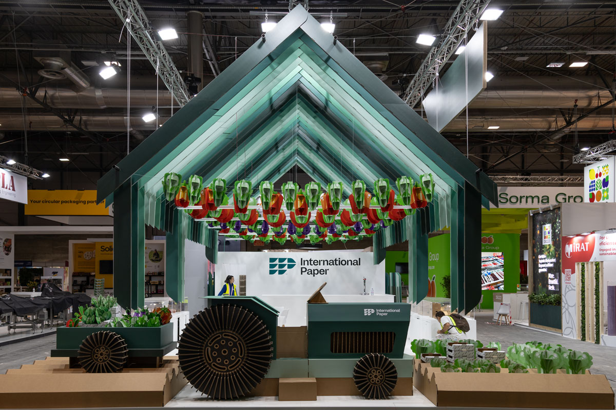 Stand ecológico International Paper en Fruit Attraction