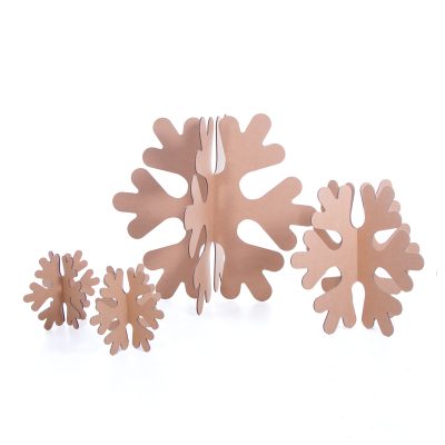 Copos de nieve para Navidad.