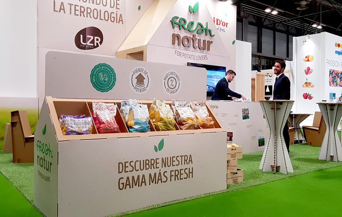 Stand en Fruit Attraction con los productos de Fresh Natur
