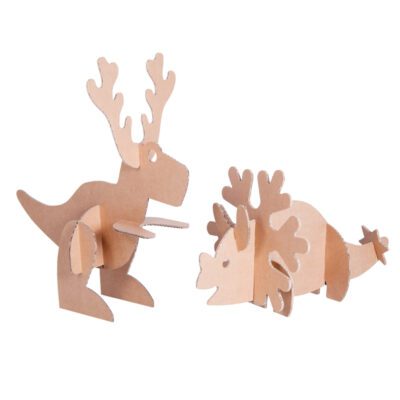 Dinosaurios de Navidad grupo