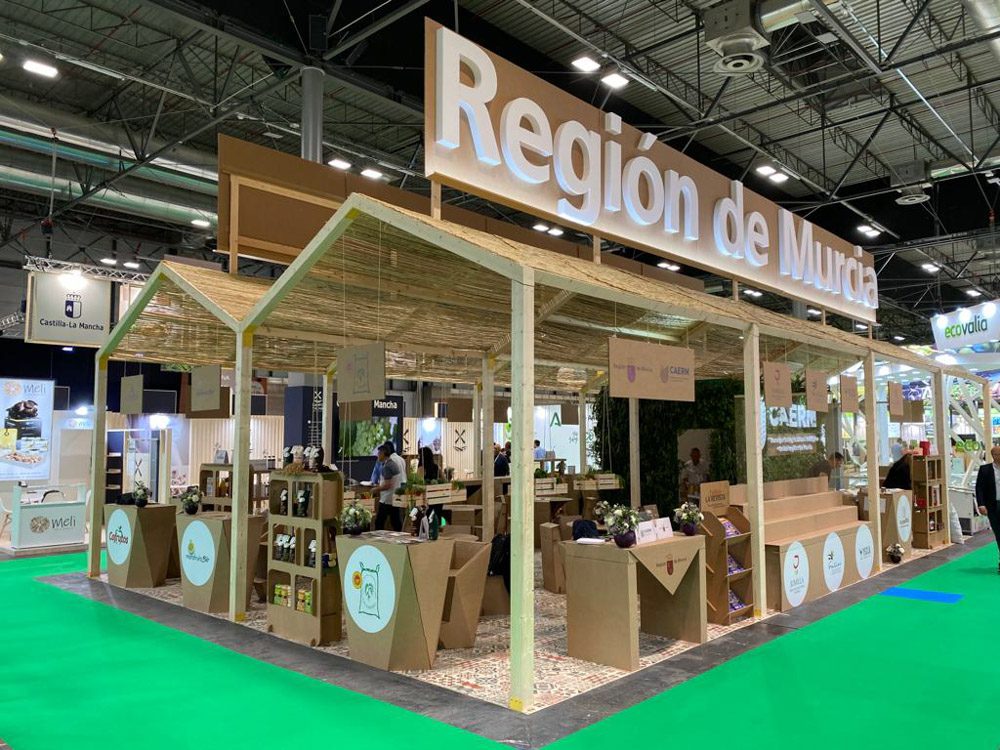 Stands para ferias de agricultura. Región de Murcia.