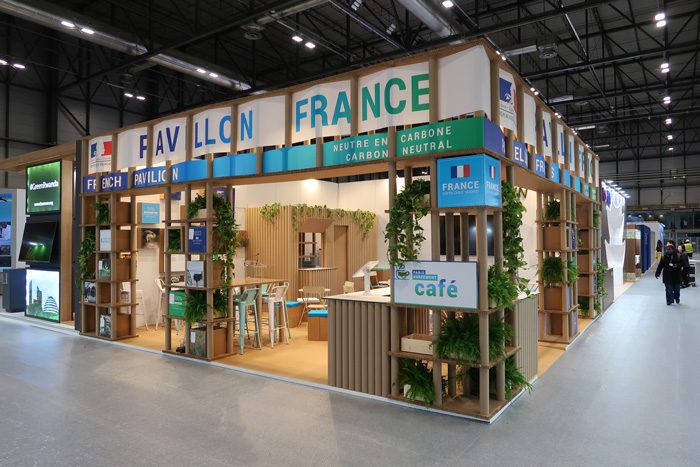 climate change booth at cop25 Madrid