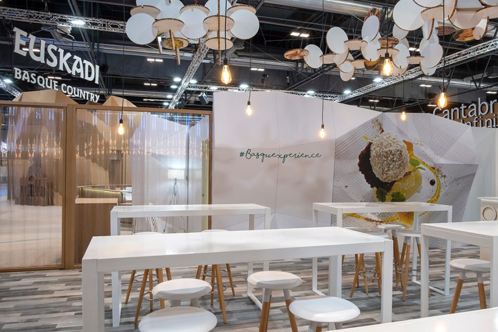 Bar del stand ecológico para Fitur