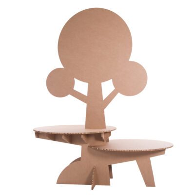 expositor arbol mostrador carton