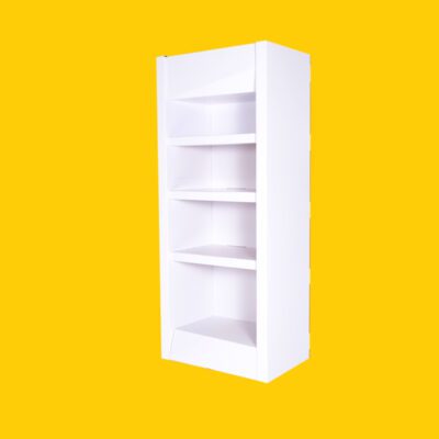 Expositor plv mural estantería. Girado